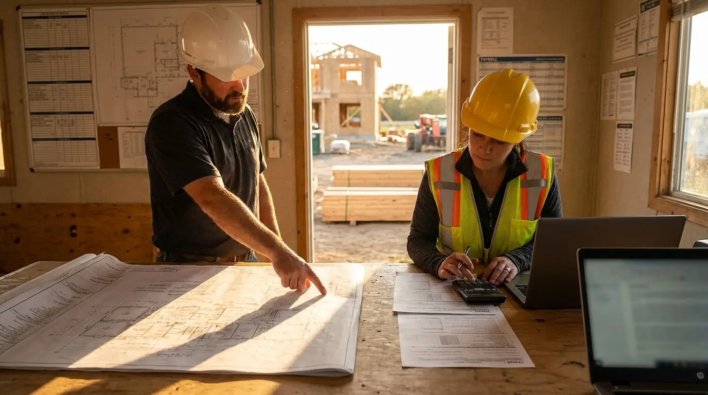 Engenharia e contabilidade integradas pelo CNO numa construtora de Cotia