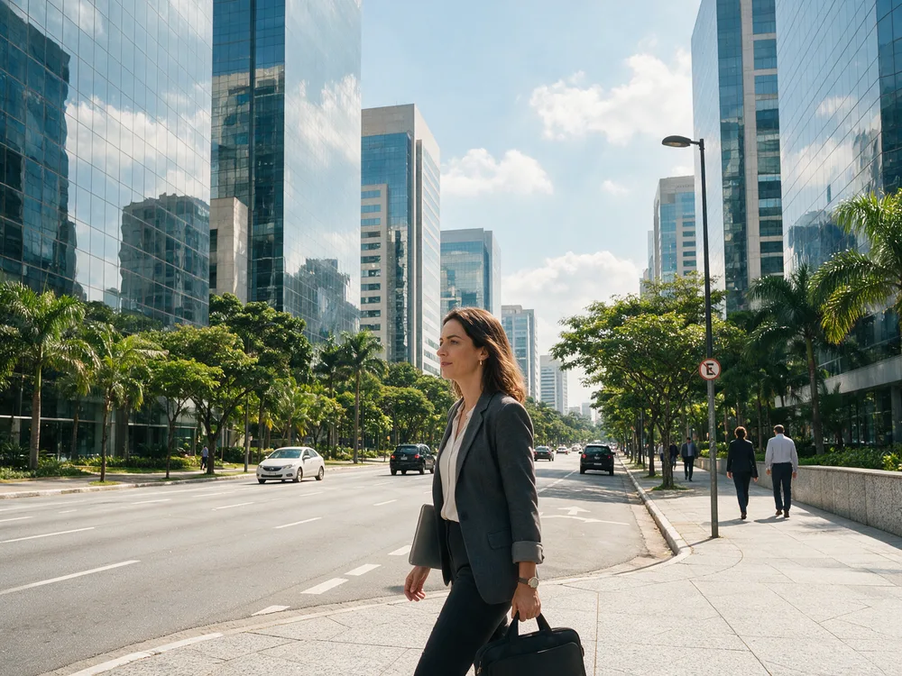 Torres comerciais de Alphaville, em Barueri, onde a Gestão Inova atende empresas de serviço