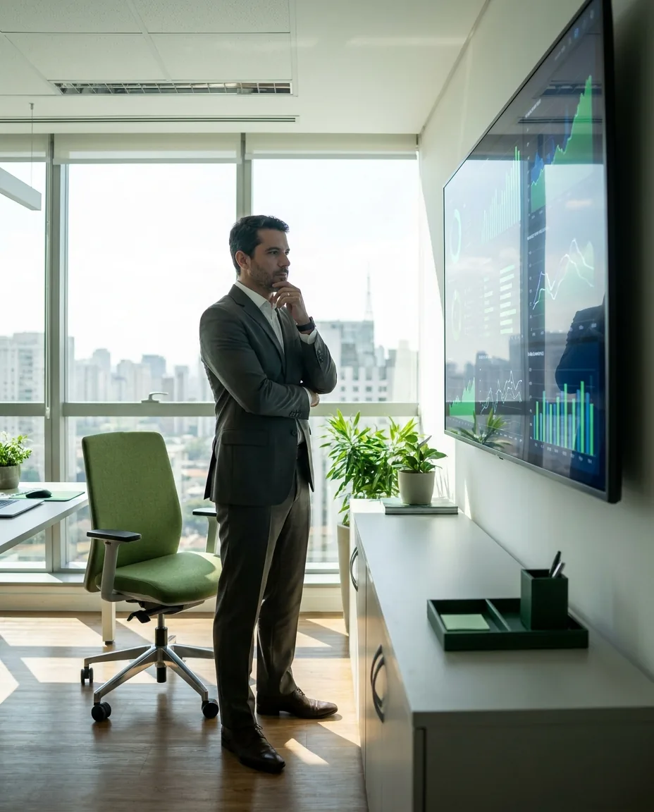 Painel de indicadores para controle da gestão empresarial