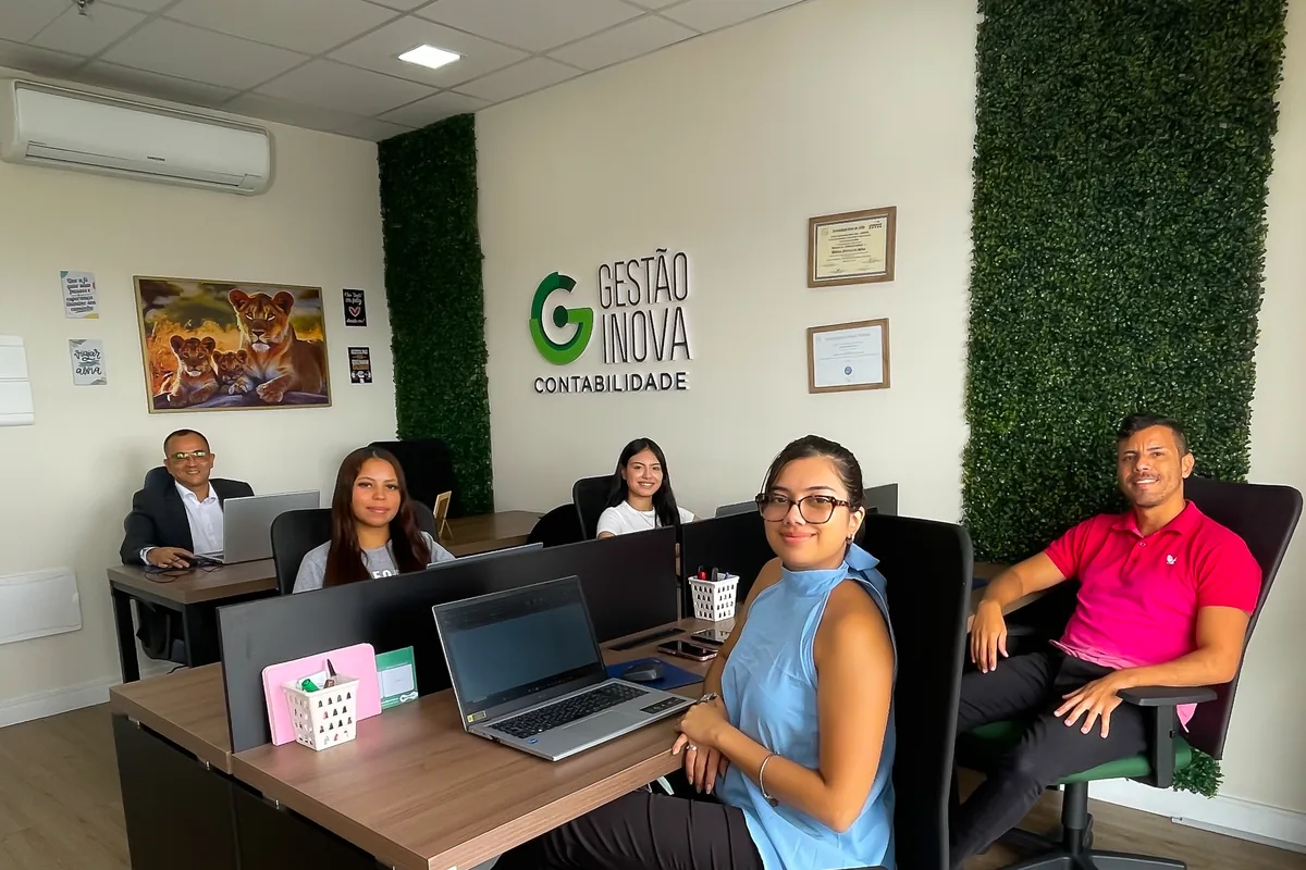 Recep&ccedil;&atilde;o da Gest&atilde;o Inova Contabilidade